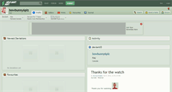 Desktop Screenshot of bowbunny6plz.deviantart.com