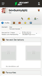Mobile Screenshot of bowbunny6plz.deviantart.com