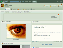 Tablet Screenshot of abhimanyu.deviantart.com