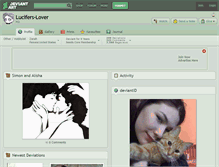 Tablet Screenshot of lucifers-lover.deviantart.com