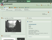 Tablet Screenshot of carlieelizabeth0.deviantart.com