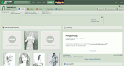 Desktop Screenshot of lonniekm.deviantart.com