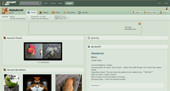 Desktop Screenshot of maladenoir.deviantart.com