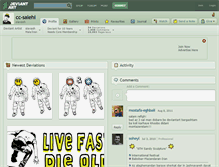 Tablet Screenshot of cc-salehi.deviantart.com