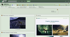 Desktop Screenshot of lusterrox.deviantart.com
