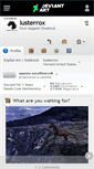 Mobile Screenshot of lusterrox.deviantart.com
