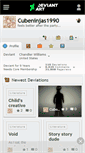 Mobile Screenshot of cubeninjas1990.deviantart.com