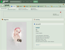 Tablet Screenshot of ianhall.deviantart.com