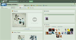 Desktop Screenshot of fantasy-animals.deviantart.com
