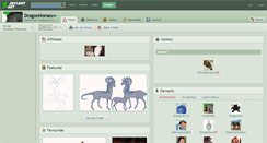 Desktop Screenshot of dragonhorses.deviantart.com