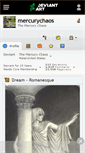 Mobile Screenshot of mercurychaos.deviantart.com
