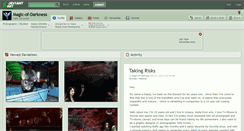 Desktop Screenshot of magic-of-darkness.deviantart.com
