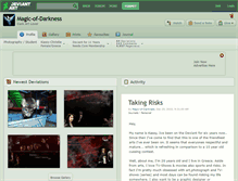 Tablet Screenshot of magic-of-darkness.deviantart.com