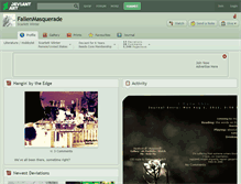 Tablet Screenshot of fallenmasquerade.deviantart.com