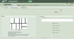 Desktop Screenshot of ladyfoxling.deviantart.com