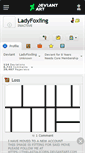 Mobile Screenshot of ladyfoxling.deviantart.com