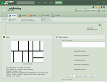 Tablet Screenshot of ladyfoxling.deviantart.com