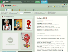 Tablet Screenshot of animecat33.deviantart.com