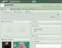 Tablet Screenshot of fetusxinxfetu.deviantart.com