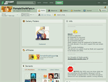 Tablet Screenshot of femalesheikfans.deviantart.com