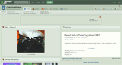 Desktop Screenshot of cosmiccathorse.deviantart.com