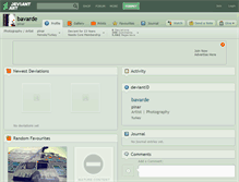 Tablet Screenshot of bavarde.deviantart.com