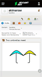 Mobile Screenshot of akimarose.deviantart.com