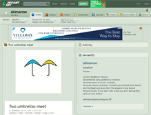 Tablet Screenshot of akimarose.deviantart.com