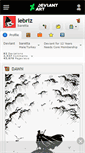Mobile Screenshot of lebriz.deviantart.com