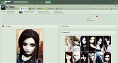 Desktop Screenshot of crystallis.deviantart.com
