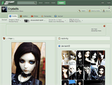 Tablet Screenshot of crystallis.deviantart.com