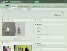 Tablet Screenshot of corker.deviantart.com