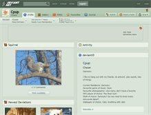 Tablet Screenshot of cpup.deviantart.com