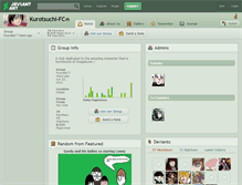 Tablet Screenshot of kurotsuchi-fc.deviantart.com