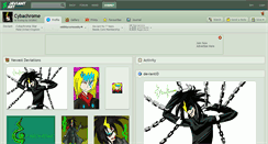 Desktop Screenshot of cybachrome.deviantart.com