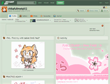 Tablet Screenshot of chikafullmetalx2.deviantart.com