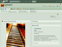 Tablet Screenshot of ladyisabella.deviantart.com