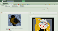 Desktop Screenshot of kennycloud.deviantart.com