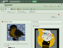 Tablet Screenshot of kennycloud.deviantart.com