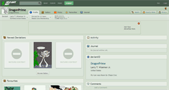 Desktop Screenshot of dragonprime.deviantart.com