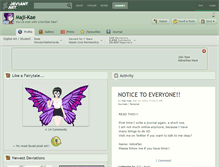 Tablet Screenshot of maji-kae.deviantart.com