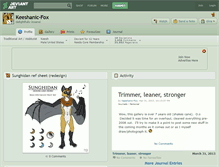 Tablet Screenshot of keeshanic-fox.deviantart.com