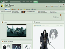 Tablet Screenshot of markhroberts.deviantart.com