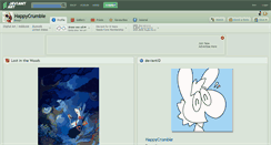 Desktop Screenshot of happycrumble.deviantart.com