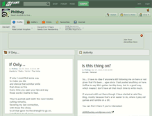 Tablet Screenshot of philthey.deviantart.com