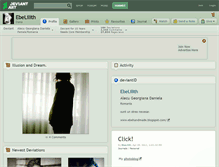 Tablet Screenshot of ebelilith.deviantart.com