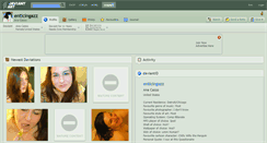 Desktop Screenshot of enticingazz.deviantart.com