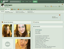 Tablet Screenshot of enticingazz.deviantart.com