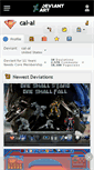 Mobile Screenshot of cal-al.deviantart.com