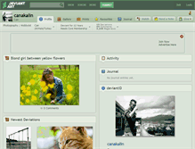 Tablet Screenshot of canakalin.deviantart.com